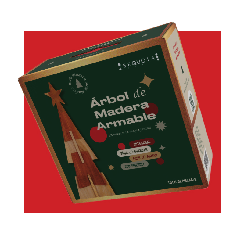 Empaque — Árbol de madera armable Sequoia